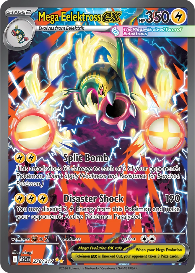 ASC Ascended Heroes - 278/217 - Mega Eelektross ex