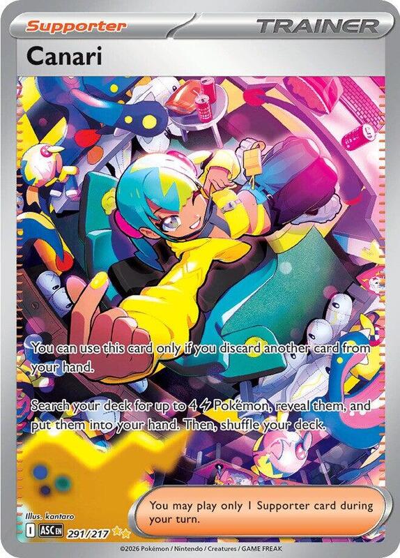 ASC Ascended Heroes - 291/217 - Canari