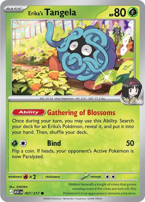 ASC Ascended Heroes - 007/217 - Erika's Tangela