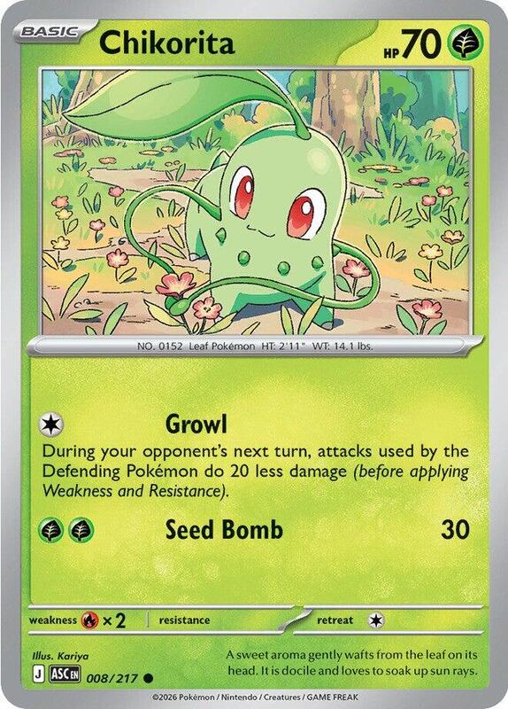 ASC Ascended Heroes - 008/217 - Chikorita