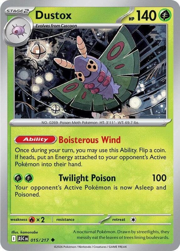 ASC Ascended Heroes - 015/217 - Dustox