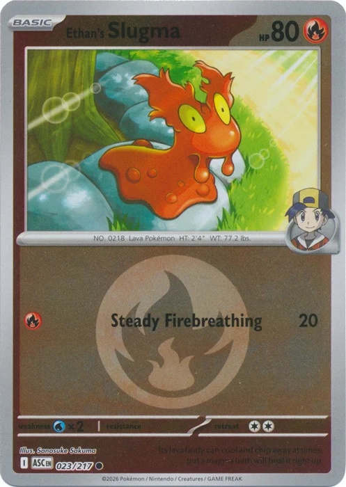 ASC Ascended Heroes - 023/217 - Ethan's Slugma (Energy Reverse Holo)