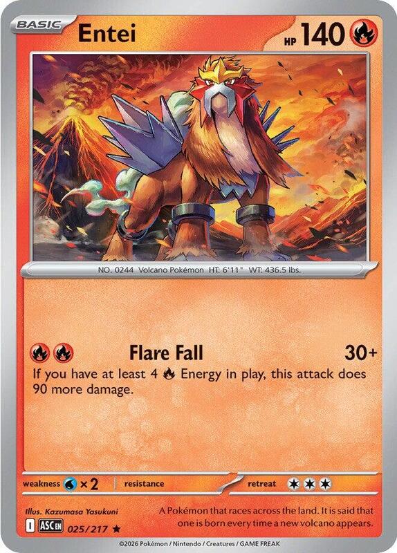 ASC Ascended Heroes - 025/217 - Entei (Holo)
