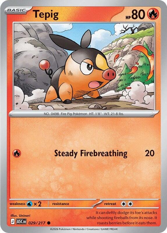 ASC Ascended Heroes - 029/217 - Tepig