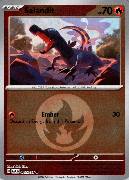 ASC Ascended Heroes - 034/217 - Salandit (Energy Reverse Holo)