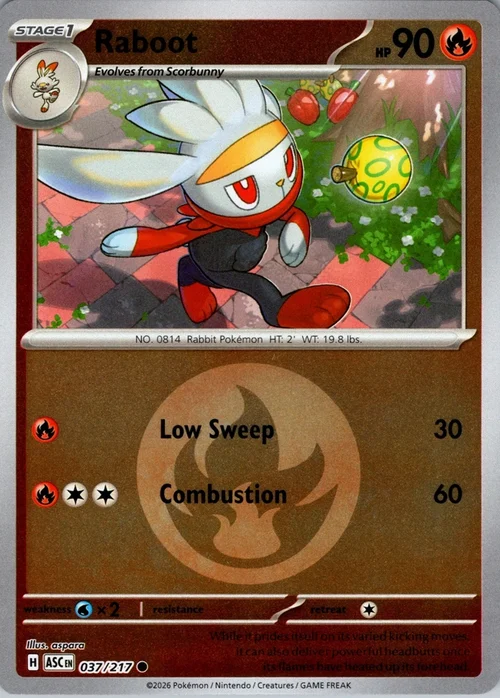 ASC Ascended Heroes - 037/217 - Raboot (Energy Reverse Holo)