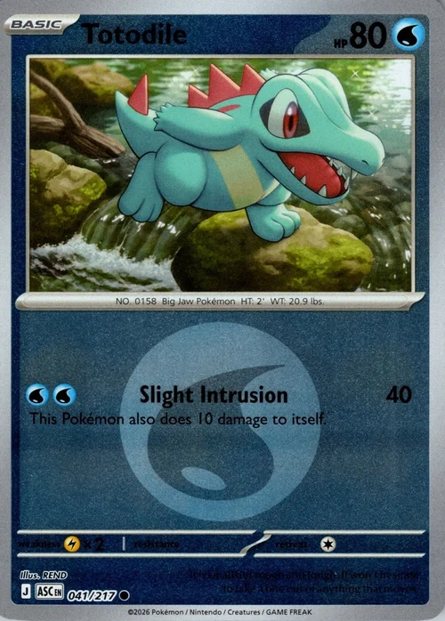 ASC Ascended Heroes - 041/217 - Totodile (Energy Reverse Holo)