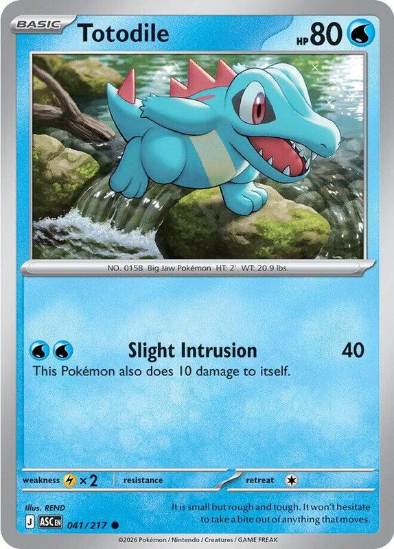 ASC Ascended Heroes - 041/217 - Totodile