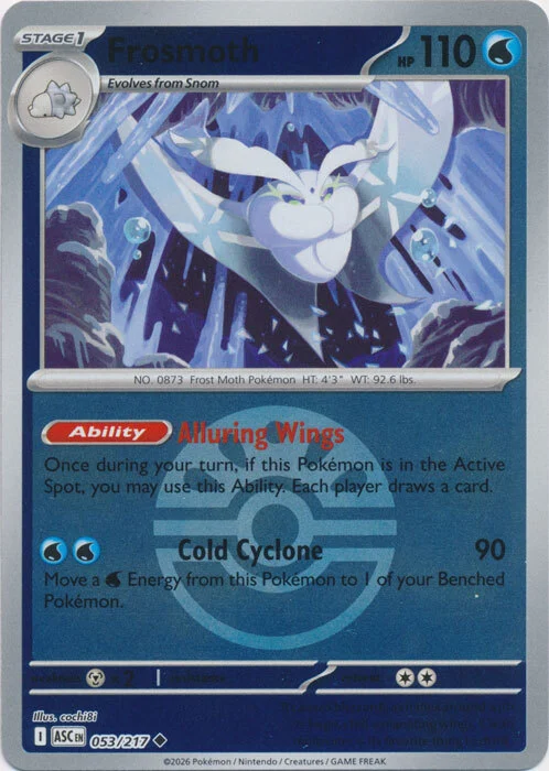 ASC Ascended Heroes - 053/217 - Frosmoth (Friend Ball Reverse Holo)