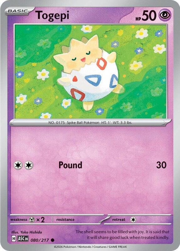 ASC Ascended Heroes - 080/217 - Togepi