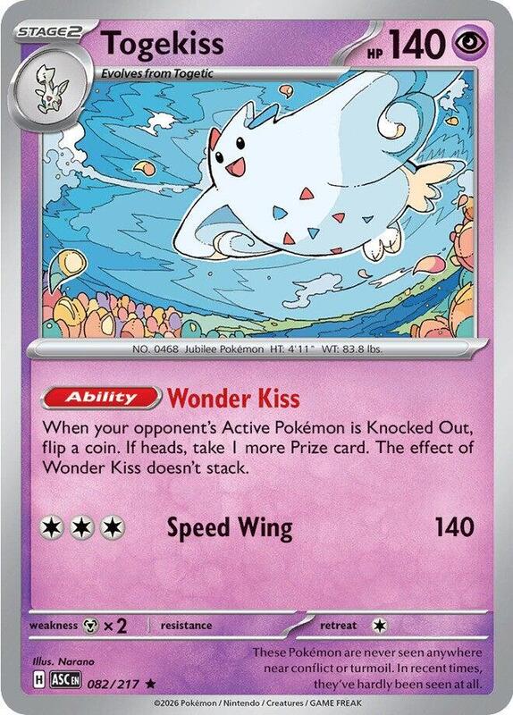 ASC Ascended Heroes - 082/217 - Togekiss (Holo)