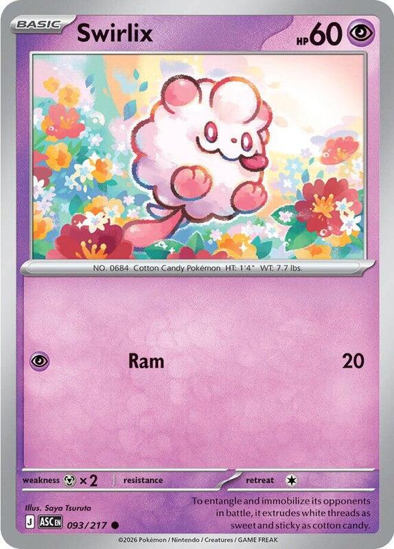 ASC Ascended Heroes - 093/217 - Swirlix