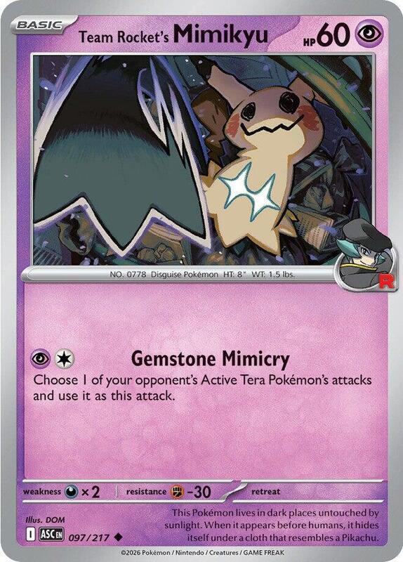 ASC Ascended Heroes - 097/217 - Team Rocket's Mimikyu
