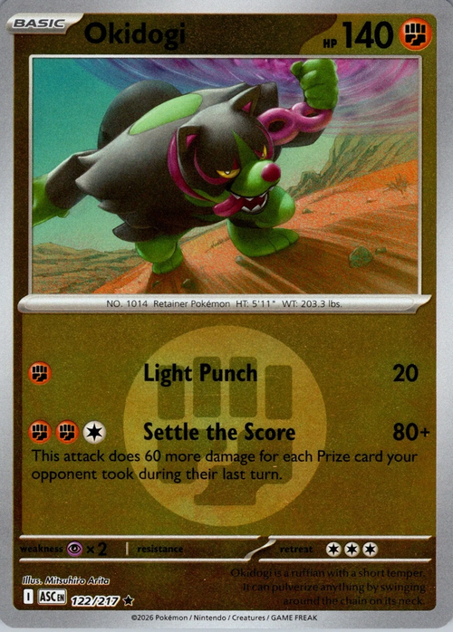 ASC Ascended Heroes - 122/217 - Okidogi (Energy Reverse Holo)