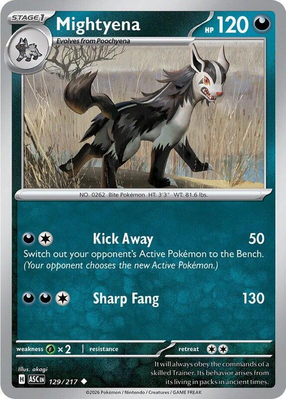 ASC Ascended Heroes - 129/217 - Mightyena