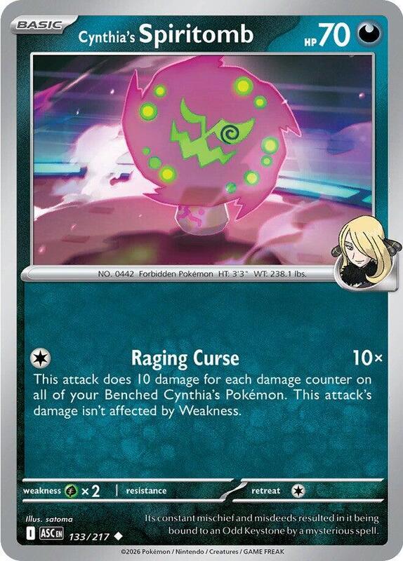 ASC Ascended Heroes - 133/217 - Cynthia's Spiritomb