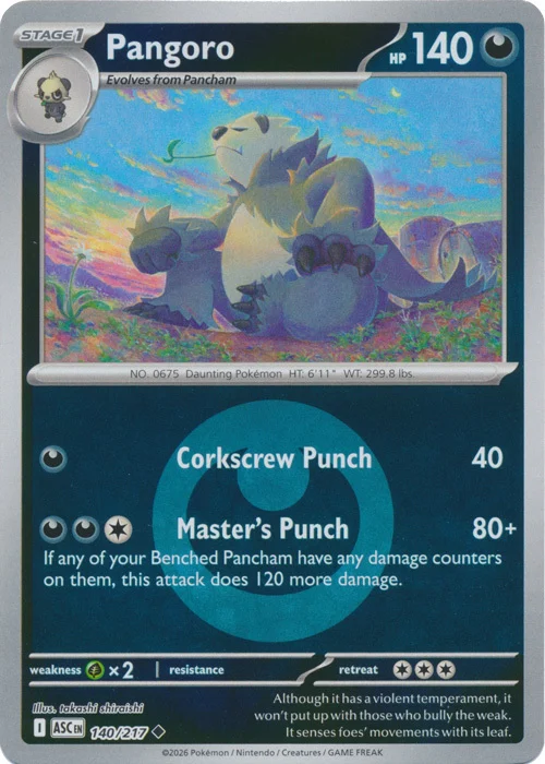 ASC Ascended Heroes - 140/217 - Pangoro (Energy Reverse Holo)