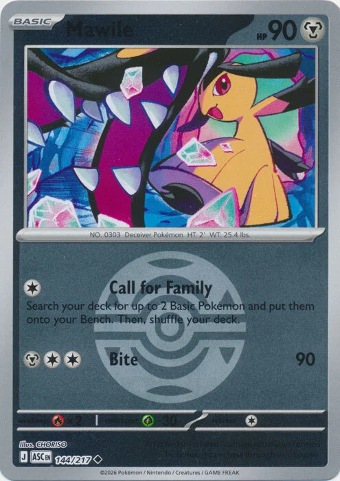 ASC Ascended Heroes - 144/217 - Mawile (Dusk Ball Reverse Holo)