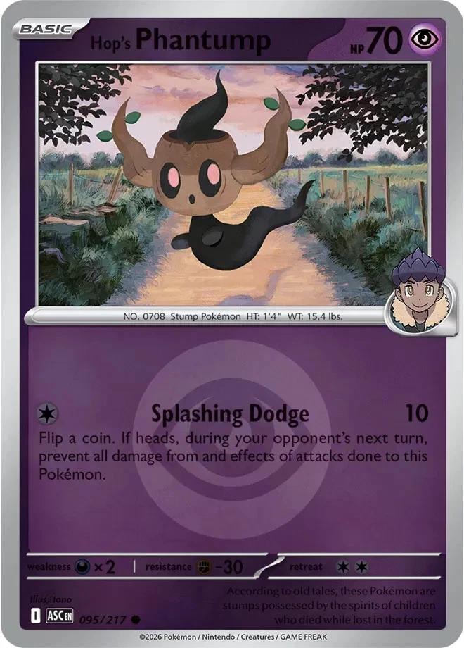 ASC Ascended Heroes - 095/217 - Hop’s Phantump (Energy Reverse Holo)
