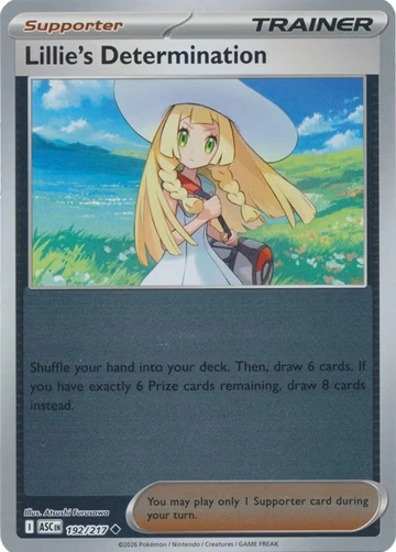 ASC Ascendent Heroes - 192/217 - Lillie's Determination (Reverse Holo)
