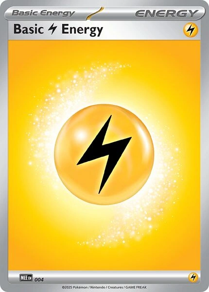 Mega Evolution Energies - MEE004 - Basic Lightning Energy (2025)