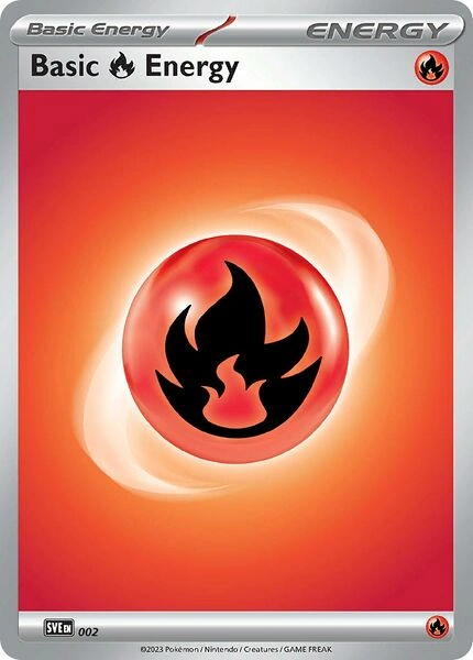 Scarlet & Violet Energies - SVE002 - Basic Fire Energy (2023)