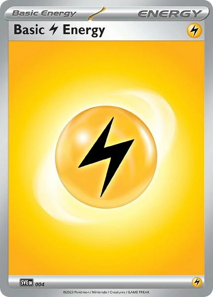 Scarlet & Violet Energies - SVE004 - Basic Lightning Energy (2023)