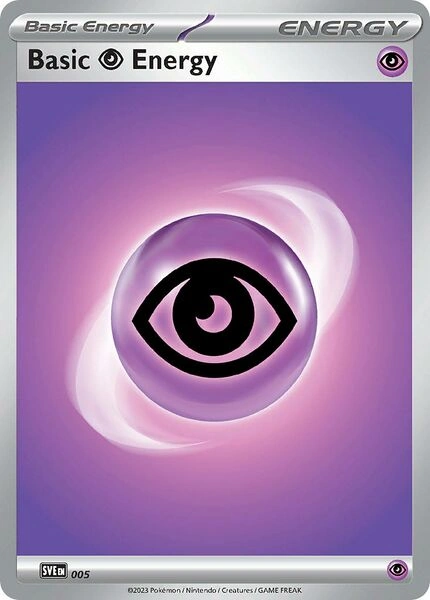 Scarlet & Violet Energies - SVE005 - Basic Psychic Energy (2023)