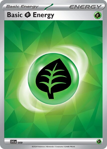 Scarlet & Violet Energies - SVE009 - Basic Grass Energy (2024)