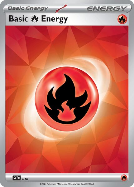 Scarlet & Violet Energies - SVE010 - Basic Fire Energy (2024)
