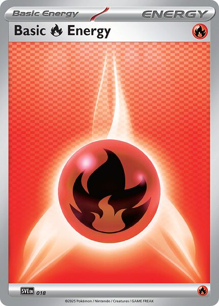 Scarlet & Violet Energies - SVE018 - Basic Fire Energy (2025)