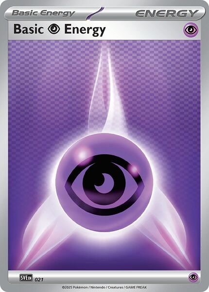 Scarlet & Violet Energies - SVE021 - Basic Psychic Energy (2025)