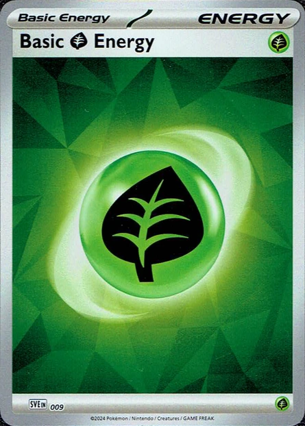 Scarlet & Violet Energies - SVE009 - Basic Grass Energy (Holo)