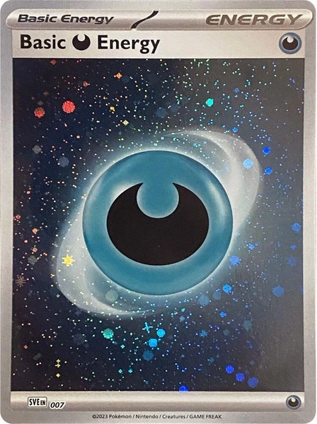 Scarlet & Violet Energy - SVE007 - Basic Darkness Energy (Cosmos Holo)