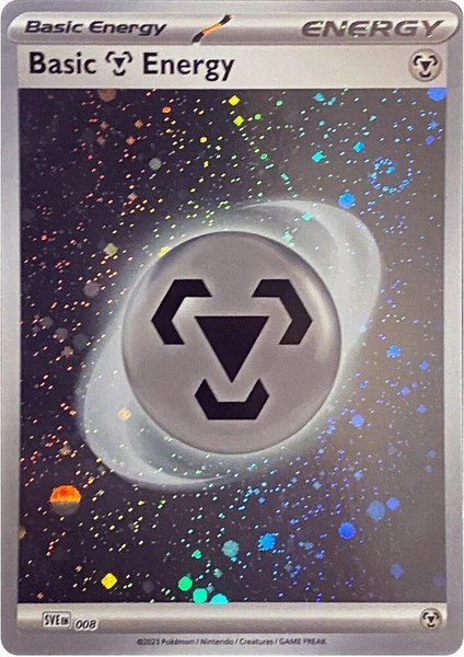 Scarlet & Violet Energy - SVE008 - Basic Metal Energy (Cosmos Holo)
