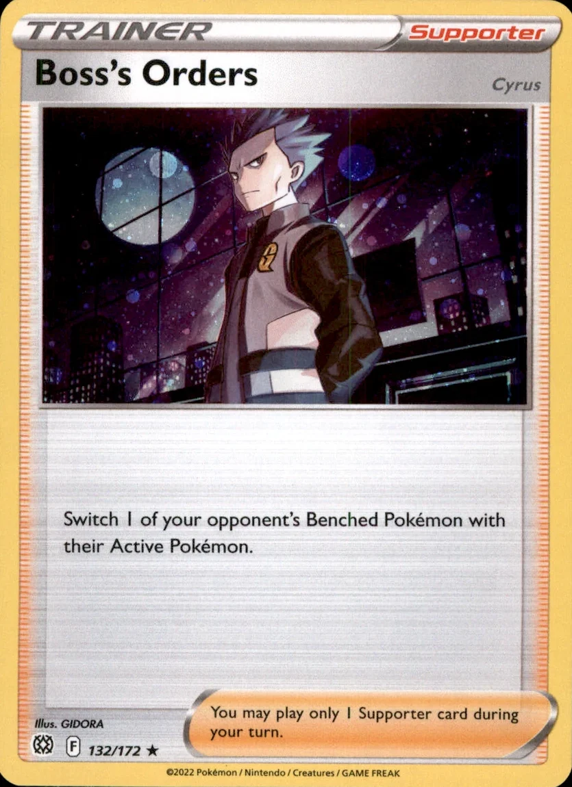 Brilliant Stars - 132/172 - Boss's Orders (Cyrus) (Cosmos Holo)