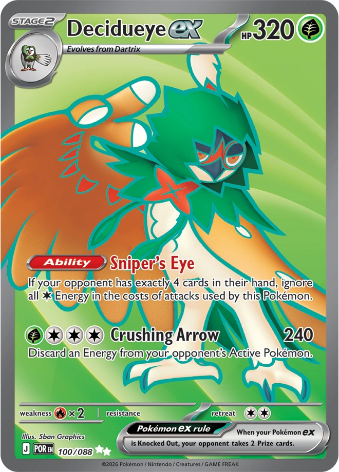 POR - Perfect Order - 100/088 - Decidueye ex