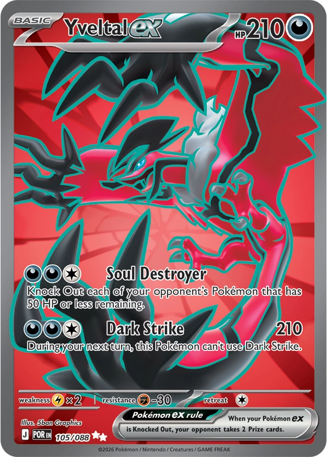 POR - Perfect Order - 105/088 - Yveltal ex