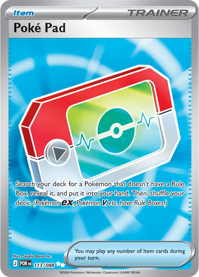 POR - Perfect Order - 113/088 - Poké Pad