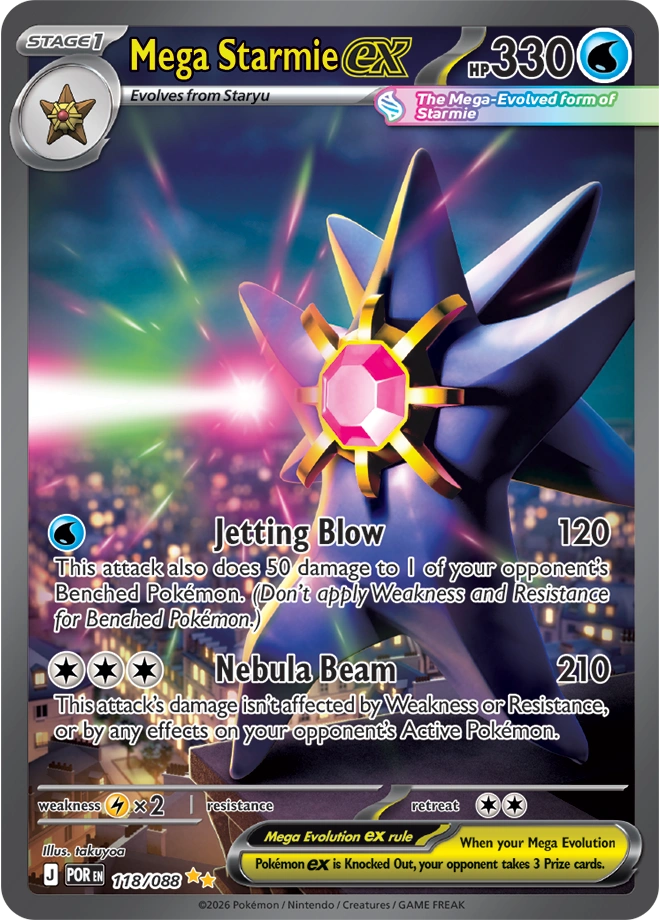 POR - Perfect Order - 118/088 - Mega Starmie ex