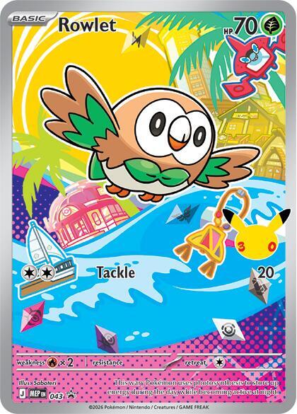 MEP Mega Evolution Promos - MEP043 - Rowlet