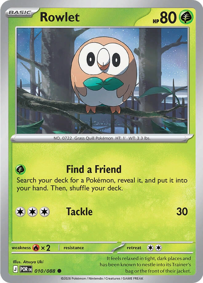 POR - Perfect Order - 010/088 - Rowlet