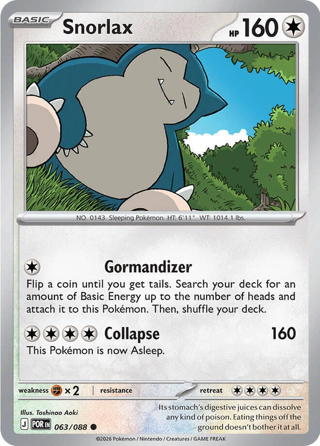 POR - Perfect Order - 063/088 - Snorlax