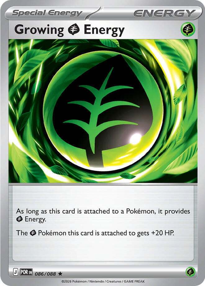 POR - Perfect Order - 086/088 - Growing Grass Energy (Holo)