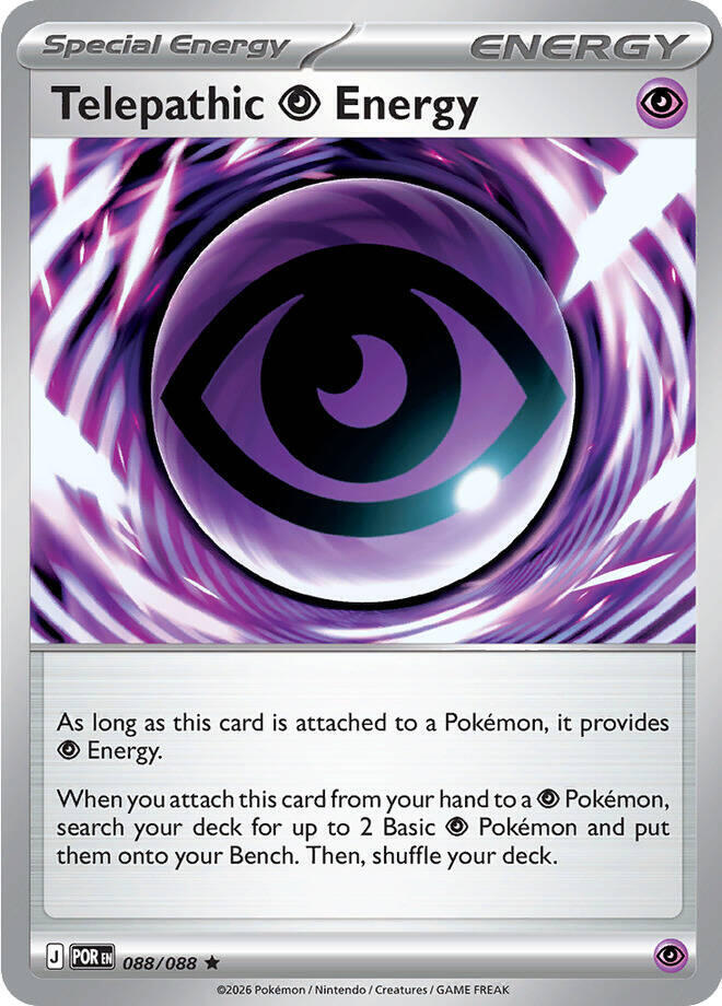 POR - Perfect Order - 088/088 - Telepathic Psychic Energy (Holo)
