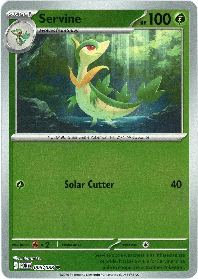 POR Perfect Order - 005/088 - Servine (Reverse Holo)