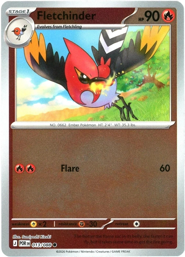 POR Perfect Order - 013/088 - Fletchinder (Reverse Holo)