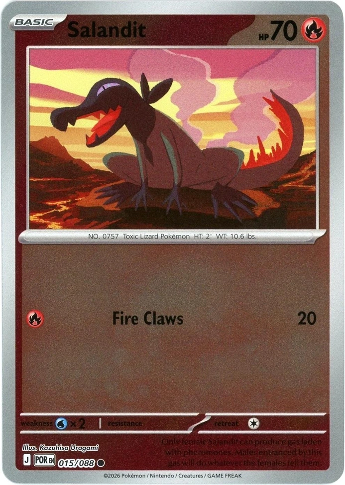 POR Perfect Order - 015/088 - Salandit (Reverse Holo)