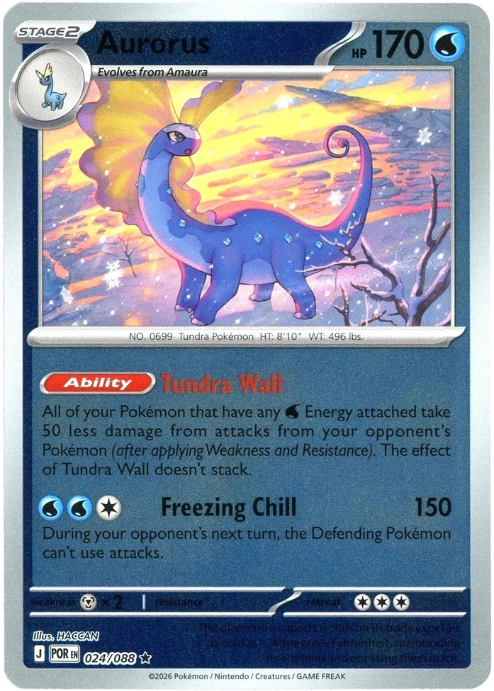 POR Perfect Order - 024/088 - Aurorus (Reverse Holo)