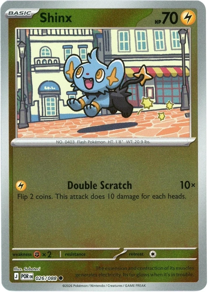 POR Perfect Order - 026/088 - Shinx (Reverse Holo)
